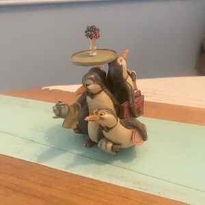 Harmony Kingdom Disney AT YOUR SERVICE Penguin Waiters MARY POPPINS LE 850 ~ MIB